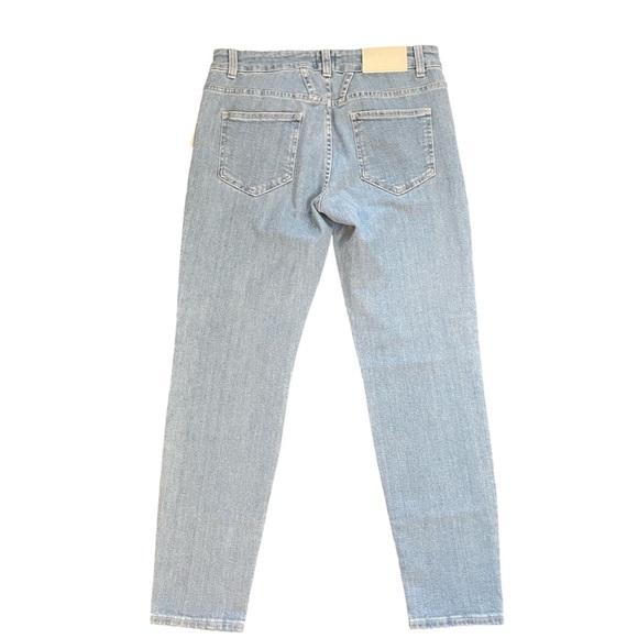 Closed Baker Slim Mid Rise Crop in Light Blue Wash Denim Jeans Women's Size 28 - Picture 4 of 14